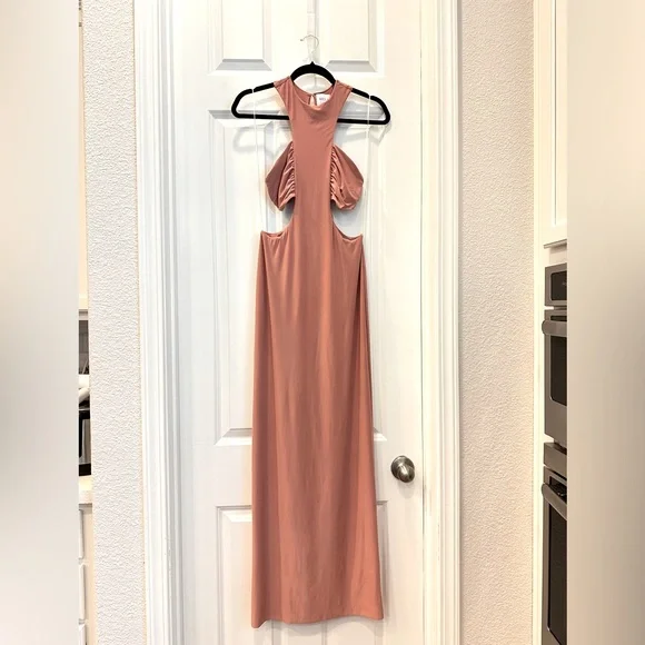 https://www.vicicollection.com/products/maxi-dress-with-bell-sleeves Gentle Allure Floral Mesh Maxi Dress in Multi Floral